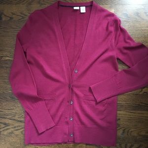 Cardigan light weight fine merino wool